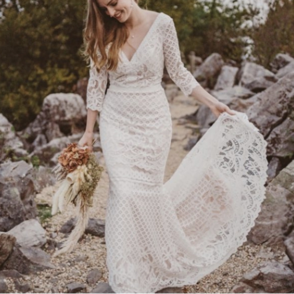 Boho Wedding Gown